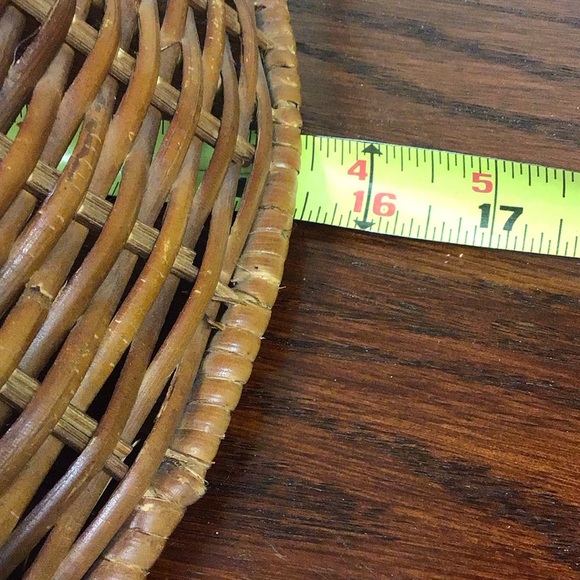 Vintage Hand made Rattan lampshade - Picture 10 of 14